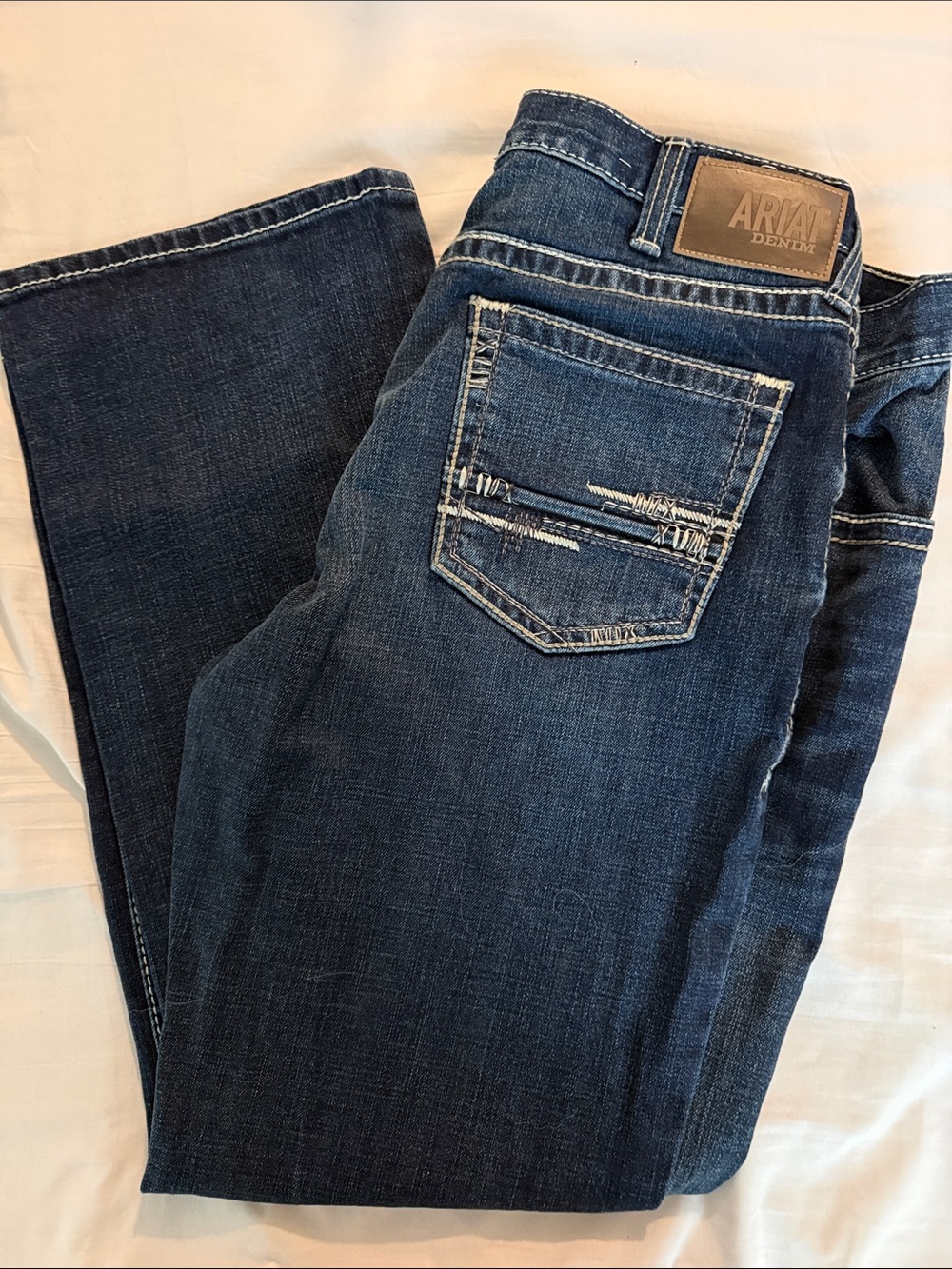 Ariat Men's Indigo Straight-Leg Jeans